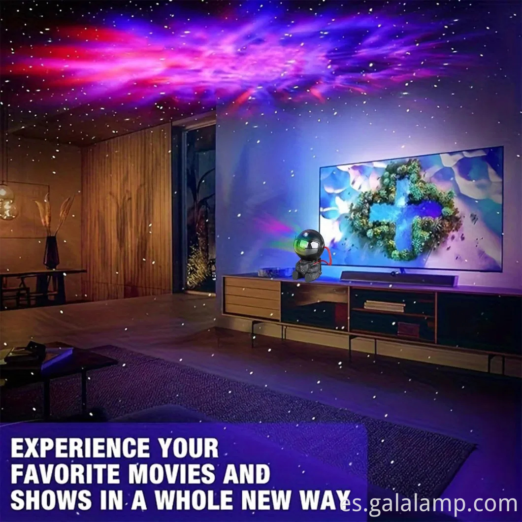 Proyector de luz nocturna de astronautas - Perfecto para la lámpara de habitación y sala de juegos